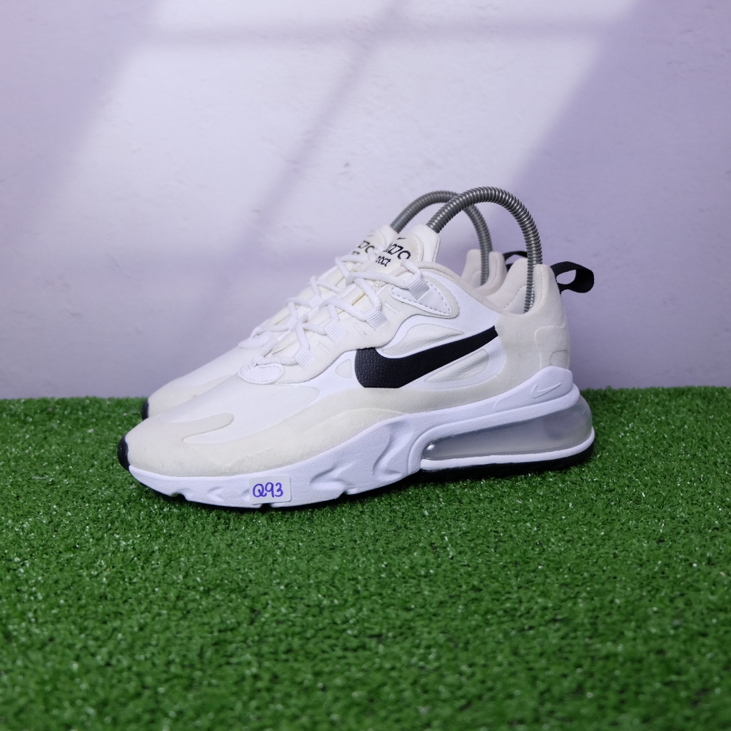 Nike air max 270 react clearance all white