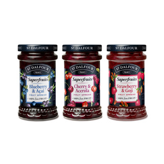 ST.Dalfour Superfruits เซนต์ดาลฟูร์ ซุปเปอร์ฟรุ๊ตส์ แยมผลไม้ ขนาด 170 กรัม (เลือกรสได้)