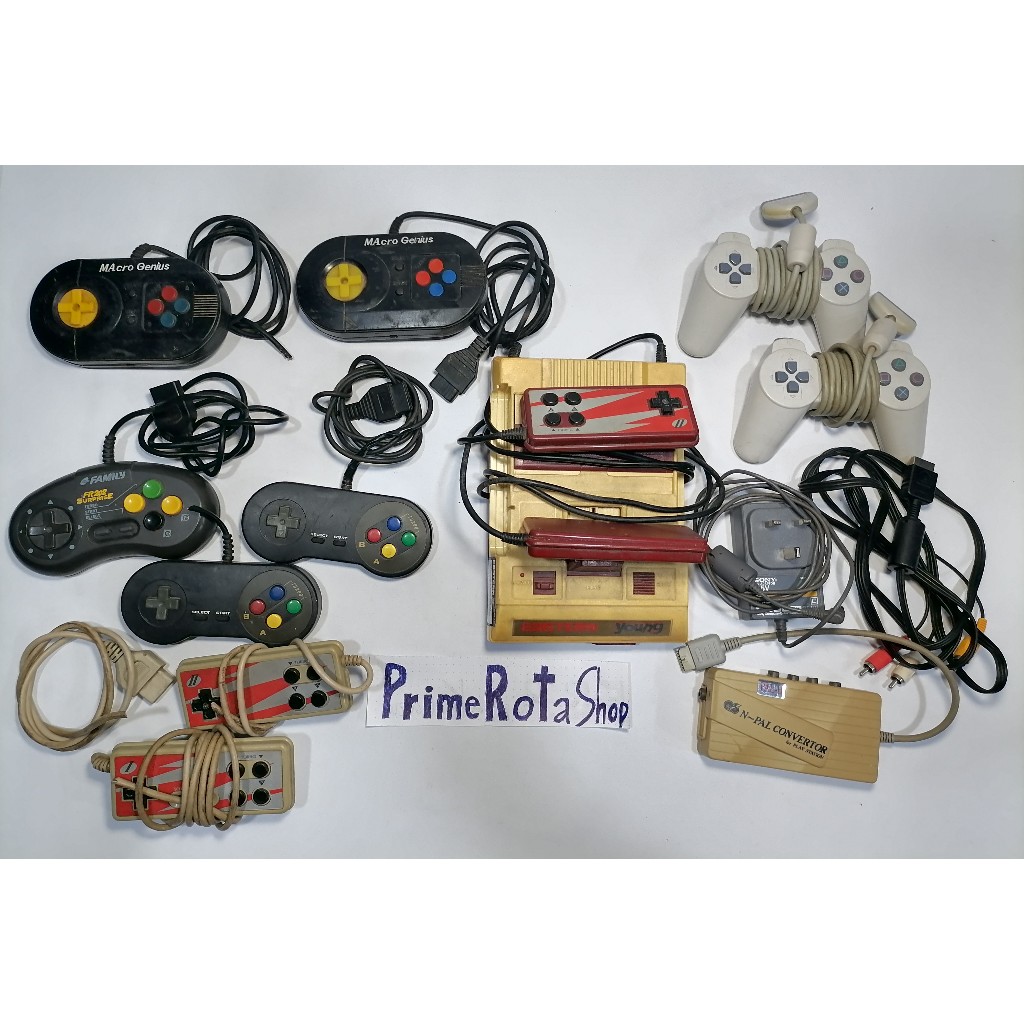 อุปกรณ์เครื่องเกมส์ Nintendo-Famicom และ Playstation One (มือสอง ...