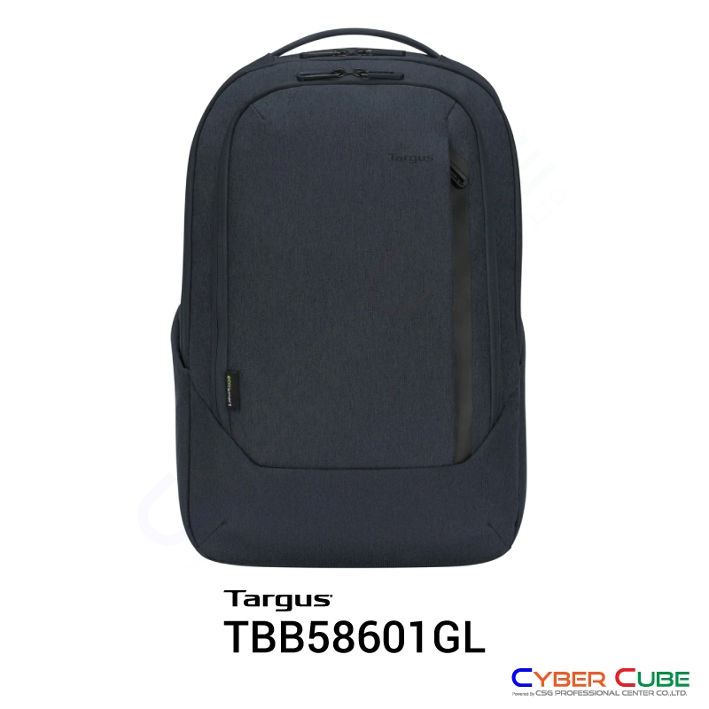 Targus TBB58602GL Laptop-Rucksack, passend für Laptops bis zu 16 Zoll, Cypress Hero Rucksack mit EcoSmart, konzipiert für Geschäftsreisende und die Schule, Trolley-Gurt, grau