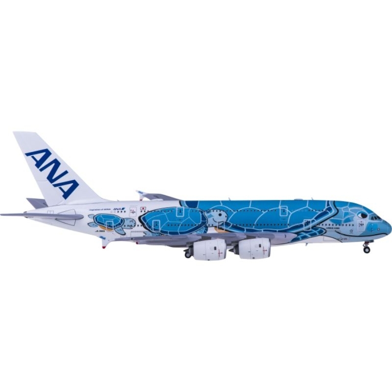 JC Wings ANA Flying Honu Lani A380-800 JA381A – Modello Diecast 1:400 Pre-assemblato - 3