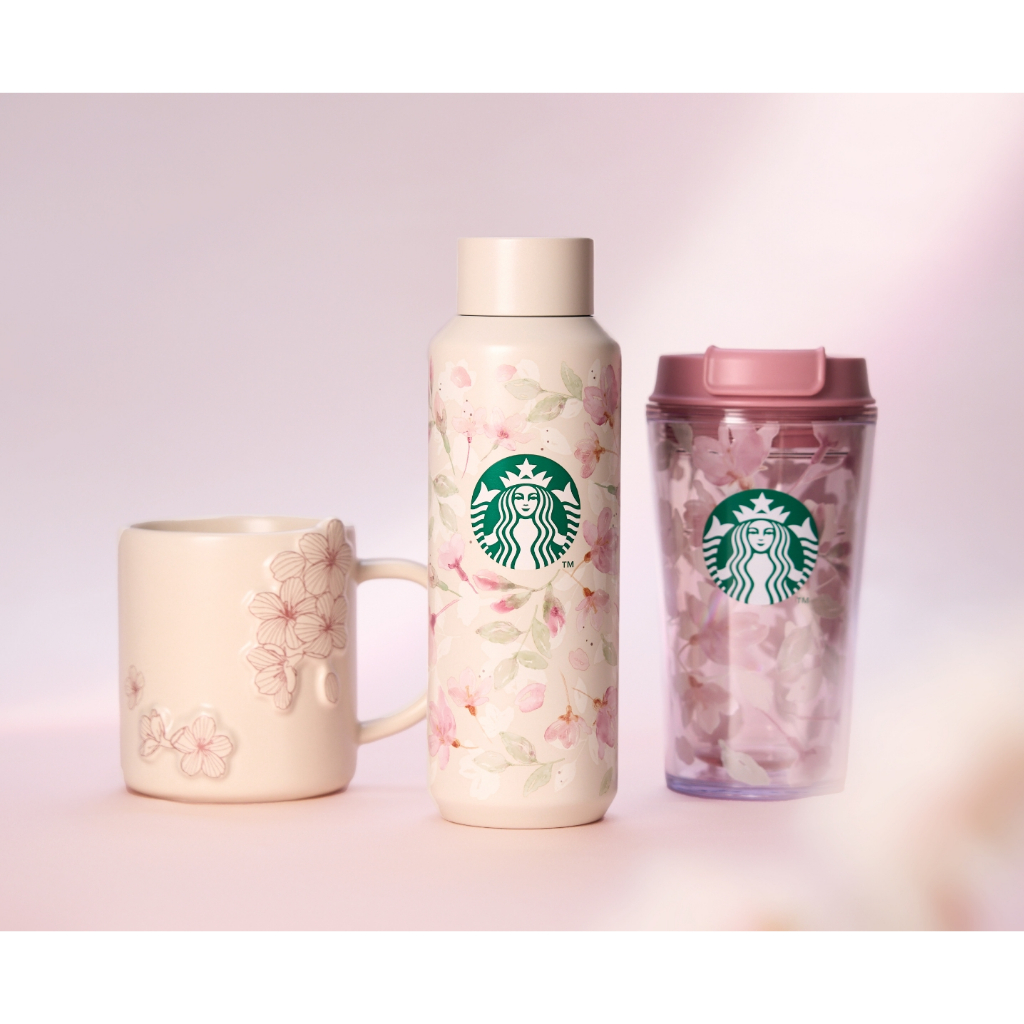 (Preorder) Starbuck Japan sakura 2024 collection vol.2 ขวดน้ำลายซากุระ