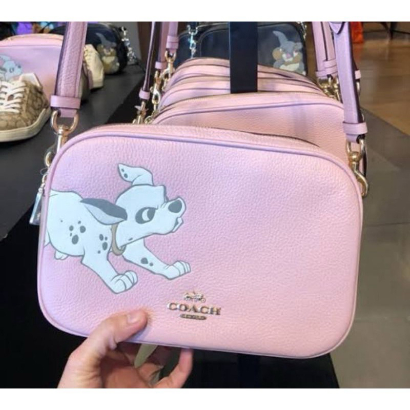 DISNEY X COACH JES CROSSBODY IN SIGNATURE CANVAS WITH DALMATIAN (COACH