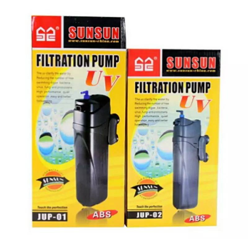 ปั๊มน้ำ SUNSUN JUP-01,JUP-02 ปั๊มน้ำพร้อมยูวี สำหรับตู้ปลา (UV 9w ...