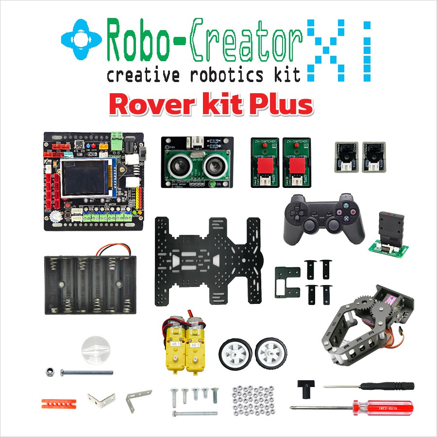 INEX Robo-CreatorXi Rover Kit PLUS ชุดเรียนรู้เขียนโปรแกรมหุ่นยนต์ ...