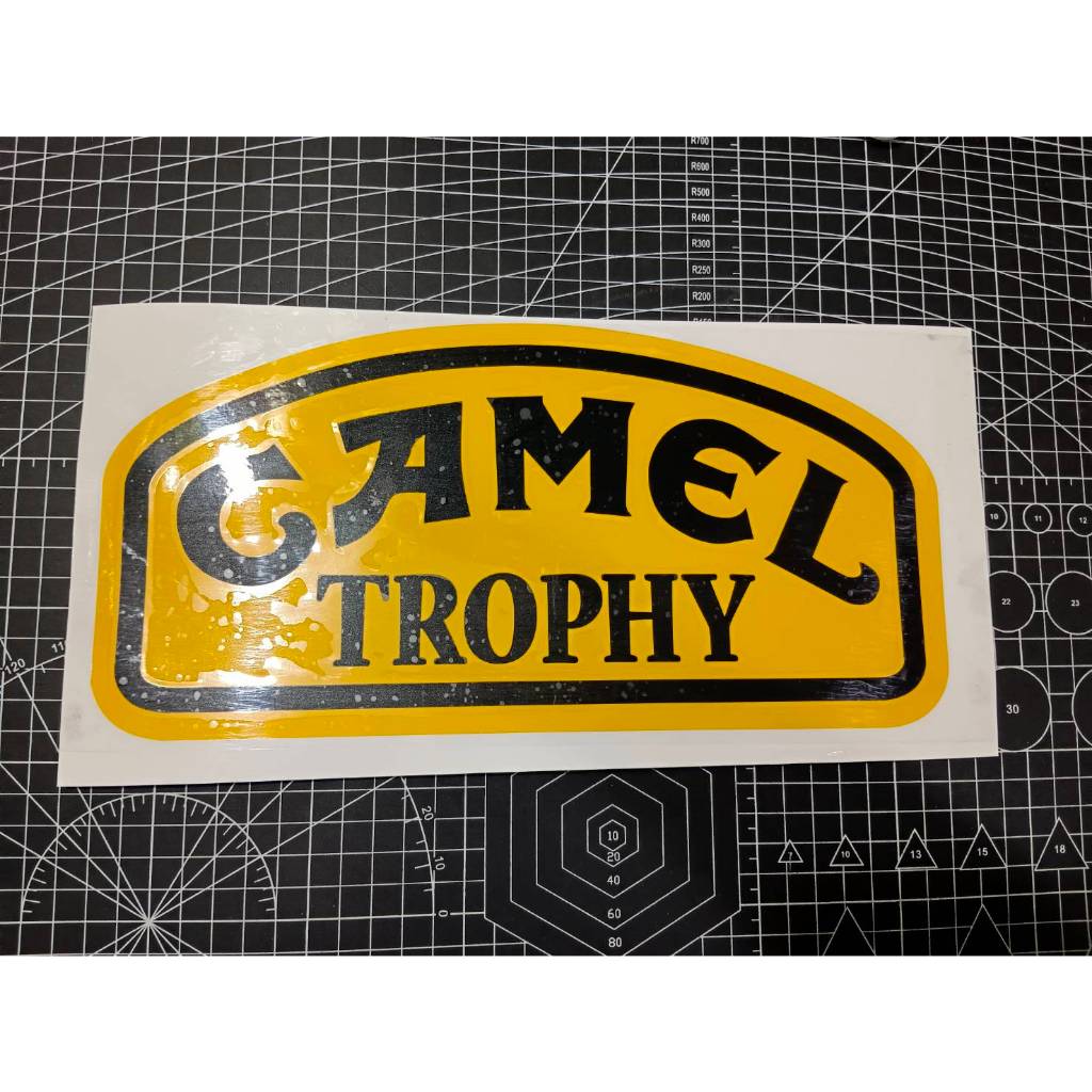 Sticker ลาย Camel เป็นงานไดคัท ตัดประกอบ 2 สี ใช้ตกแต่ง ติดได้ทุกที่ ...