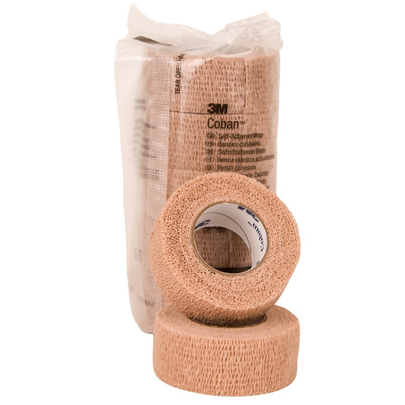 แท้ 💯 3M Coban Tape ขนาด 1 นิ้ว 2 นิ้ว และ3นิ้ว ยาว 5 หลา เทปพัน