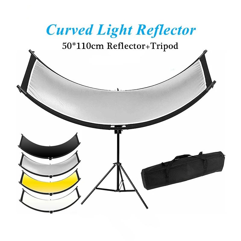 50*110cm U-Type Reflector Collapsible Photography with Tripod Light ...