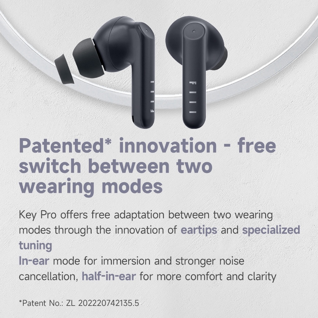 FIIL Key Pro (Global Version) หูฟังบลูทูธ หูฟังไร้สาย Bluetooth 5.4