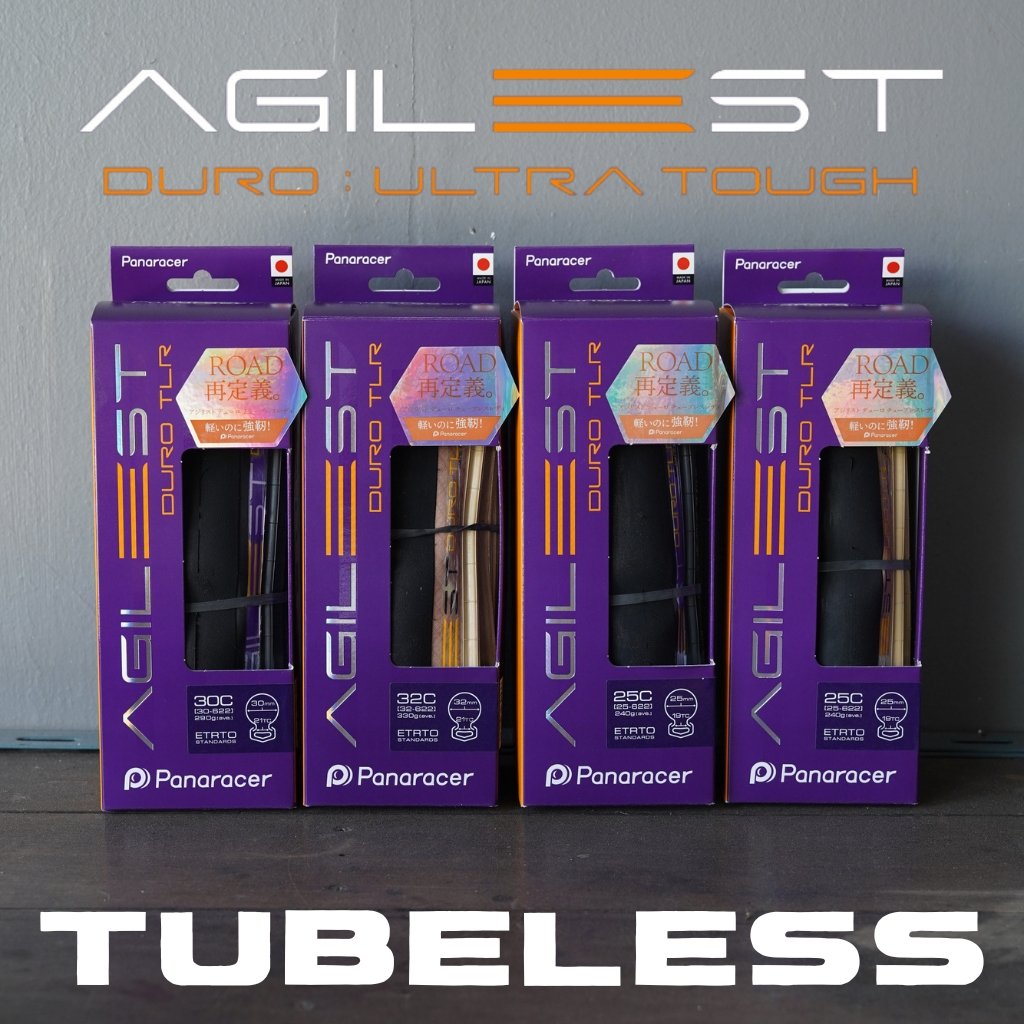 Panaracer Agilist Duro TLR Tubeless Lady Road Tire - 700x25c High Grip, Light Roll Performance
