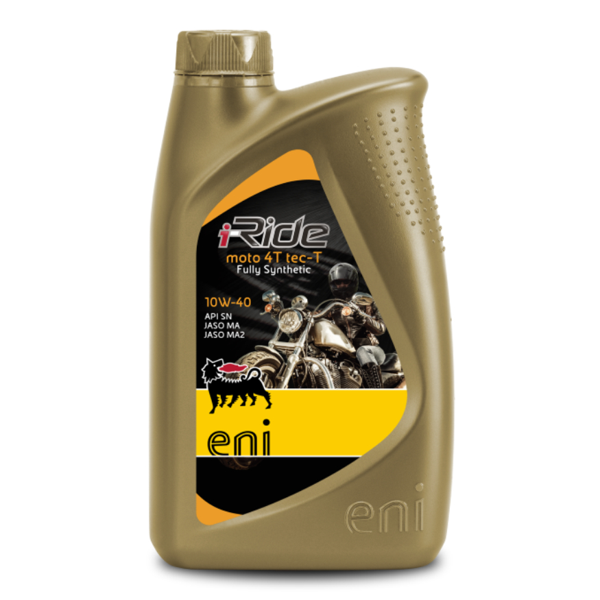 Eni i-RIDE MOTO 4T 10W40 10W50 TEC-T ขนาด 1 ลิตร เอนิ น้ำมันเครื่อง ...
