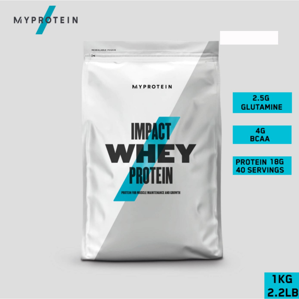 MYPROTEIN - Impact Whey Protein 1kg (2.2lb) 40 Servings | Shopee Thailand