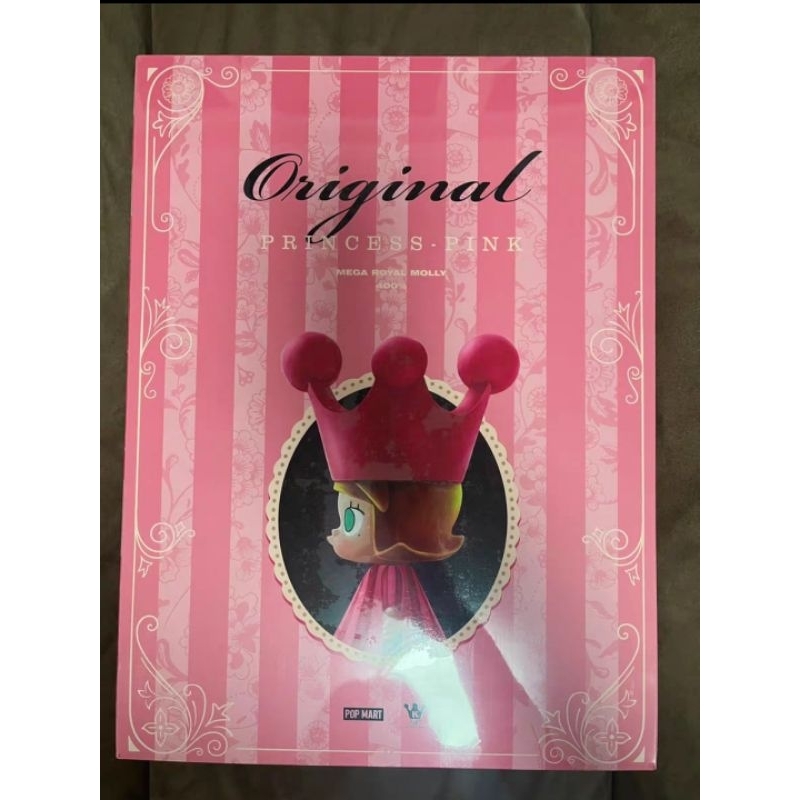 Mega Royal Molly Original Princess Pink 400% ของสะสม Pop Mart