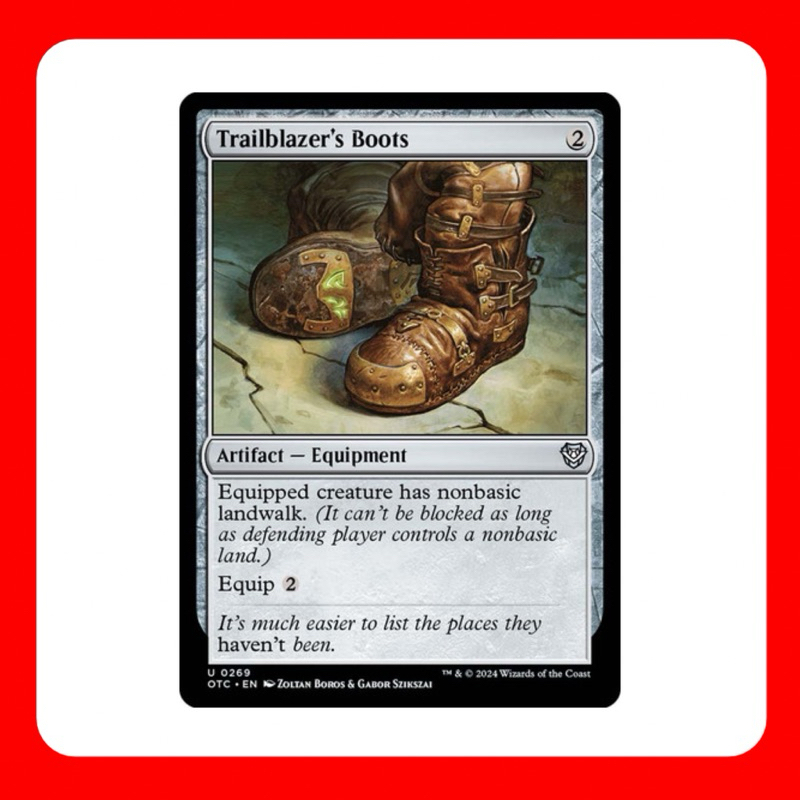 Magic: The Gathering - Trailblazer's Boots (Stivali Del Pioniere) - Carta Singola Dall'espansione Zendikar, Rarità Non Comune
