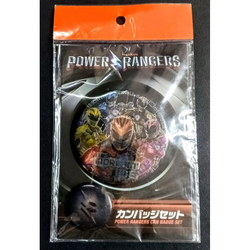2017 MIGHTY MORPHIN POWER RANGERS RARE PIN CAN BADGE SET | Shopee Thailand