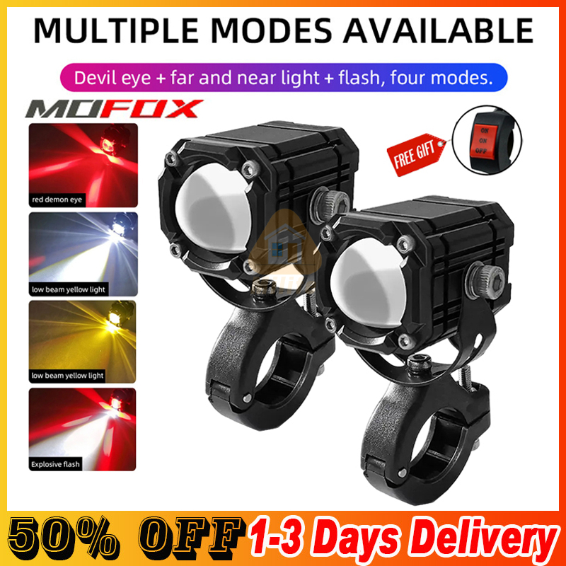 Mini Driving Light Blue Eye 4 Modes Mini Driving Lights Full Set Anti ...