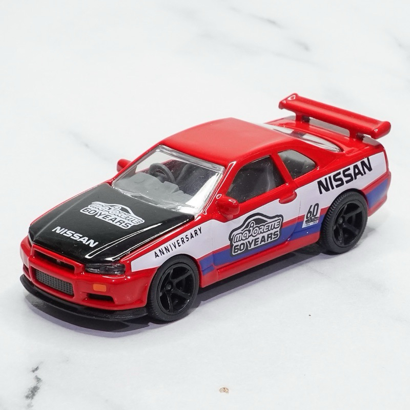 โมเดลรถเหล็ก มาจอเร็ตต์ Majorette Nissan Skyline GTR R34 ครบรอบ 60 ปี ...