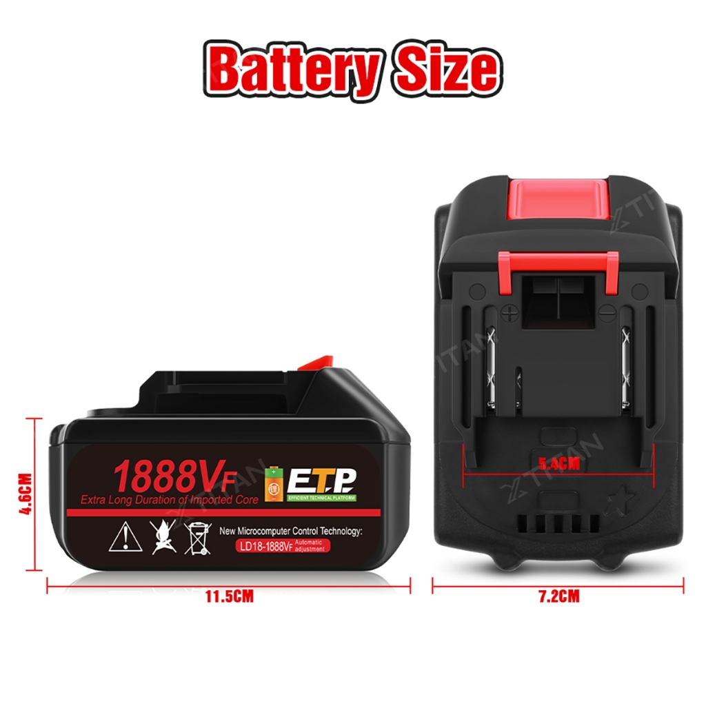 CLC 3888vf/2888vf/1888vf/888VF แบตเตอรี่ลิเธียม ทรงพลัง Lithium Battery ...