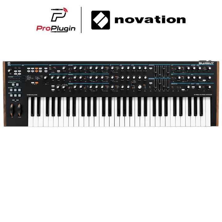 Novation Summit ซินธิไซเซอร์ 61 คีย์ โพลีโฟนิก 16 เสียง (ProPlugin)