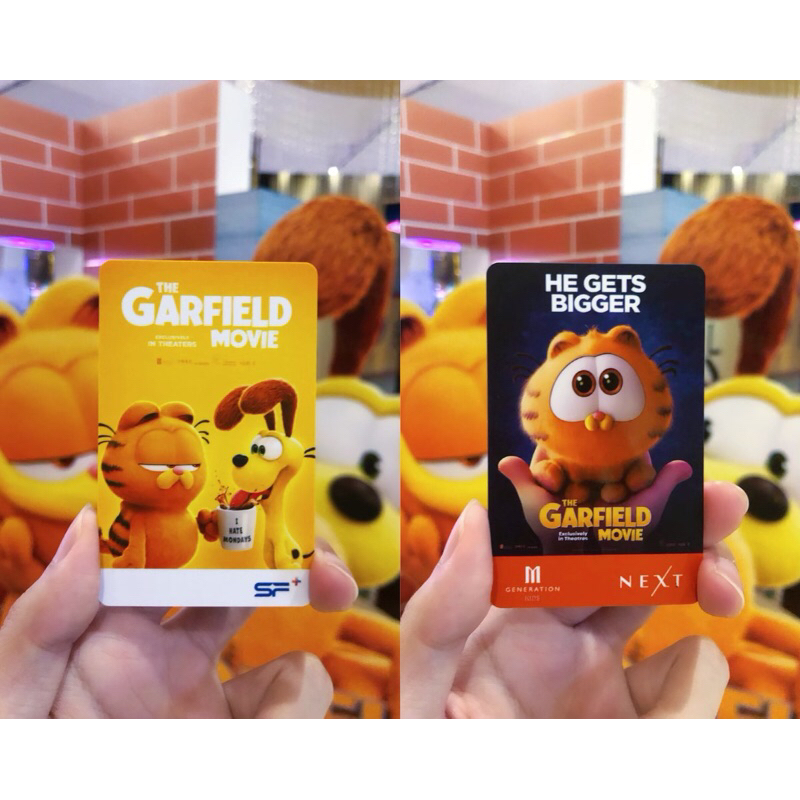บัตรสะสม The Garfield Movie บัตรสมาชิก M Generation และ SF+ | Shopee ...