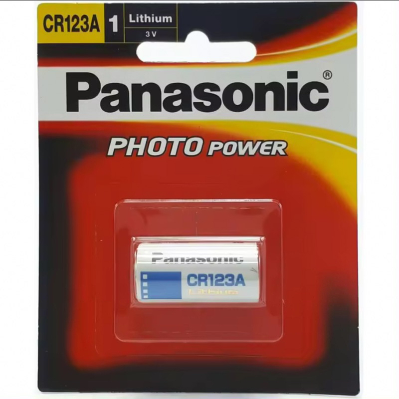 (พร้อมส่ง) ถ่านกล้องถ่ายรูป Panasonic CR123 CR123A 123 123A แท้ 100% ...