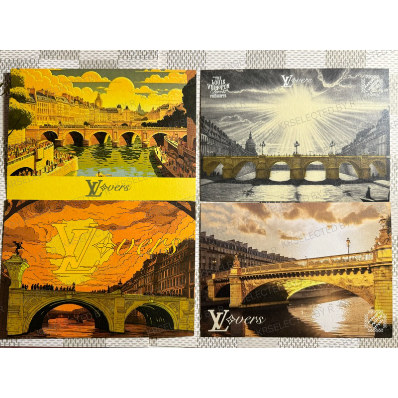 พร้อมส่ง Louis Vuitton LV vers POSTCARDS SET ของแท้จาก Flagship Store ...