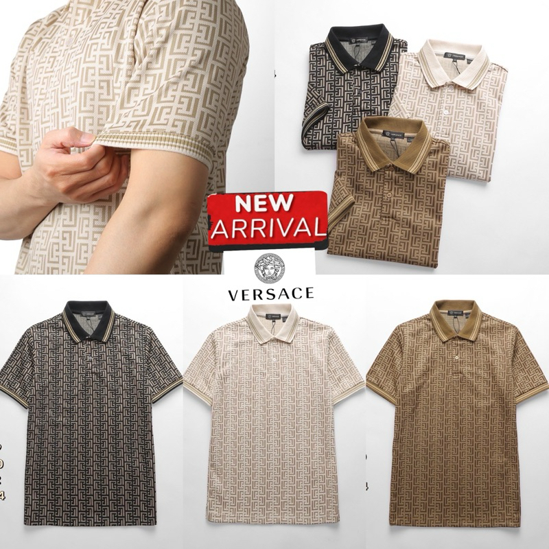 Polo shirt versace clearance
