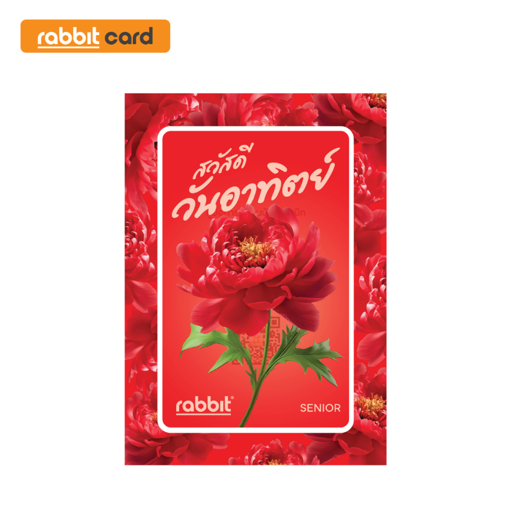 [Physical Card] Rabbit Card บัตรแรบบิท 7 days (Sunday) สำหรับผู้สูงอายุ ...
