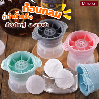UBAAN 👍sẵn sàng giao hàng👍 máy làm đá viên tròn, kiểu Ice Ball Maker, chất liệu PP silicone, độ bền cao, dễ sử dụng, Ice ball