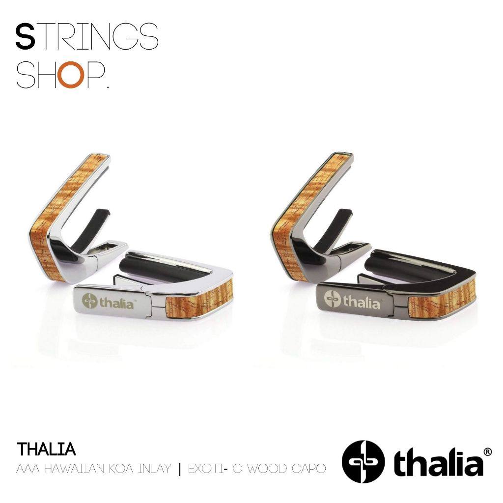 คาโป้ Thalia AAA Hawaiian Koa Inlay | Exoti- c Wood Capo | Shopee Thailand