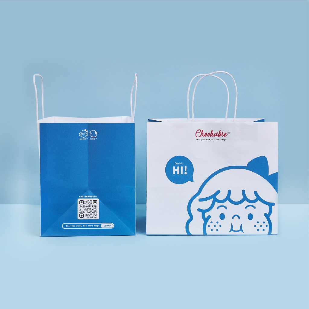 Cheekubie Paper Bag (ถุงกระดาษ Cheekubie) | Shopee Thailand