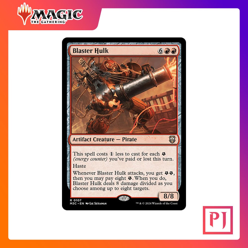 [MTG] Blaster Hulk [M3C] [RED] [RARE] [NORMAL] [ENG] (การ์ดเมจิค ...