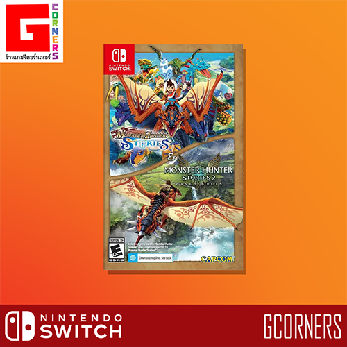 [ Day1 Dlc ] Nintendo Switch เกม Monster Hunter Stories Collection 1 2 Eng Shopee Thailand