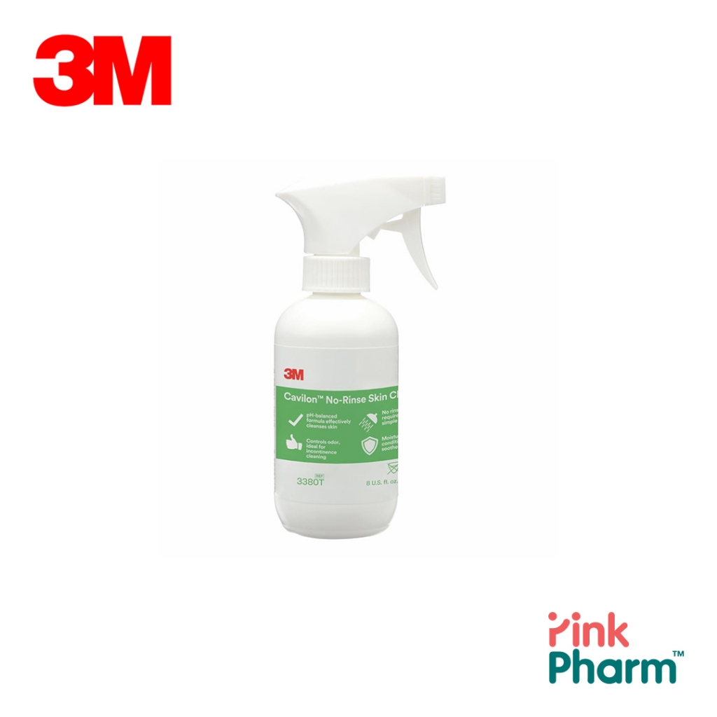 3M CAVILON NO-RINSE SKIN CLEANSER 236ml 3M คาวิลอน โนรินส์ สกิน คลีน ...