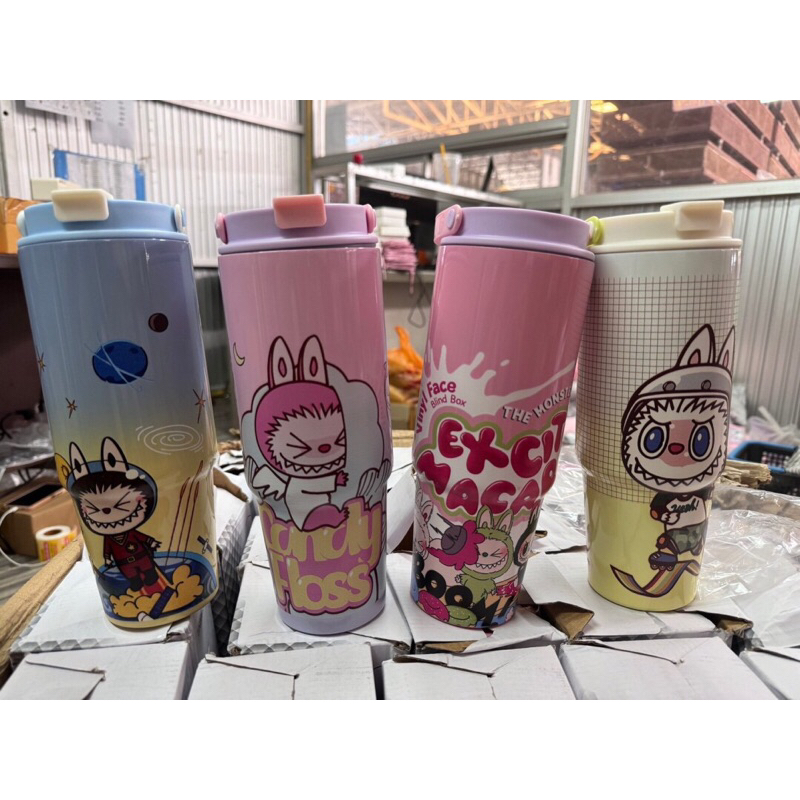 แก้วLABUBU สแตนเลส 304 เก็บความร้อนเย็น | Shopee Thailand