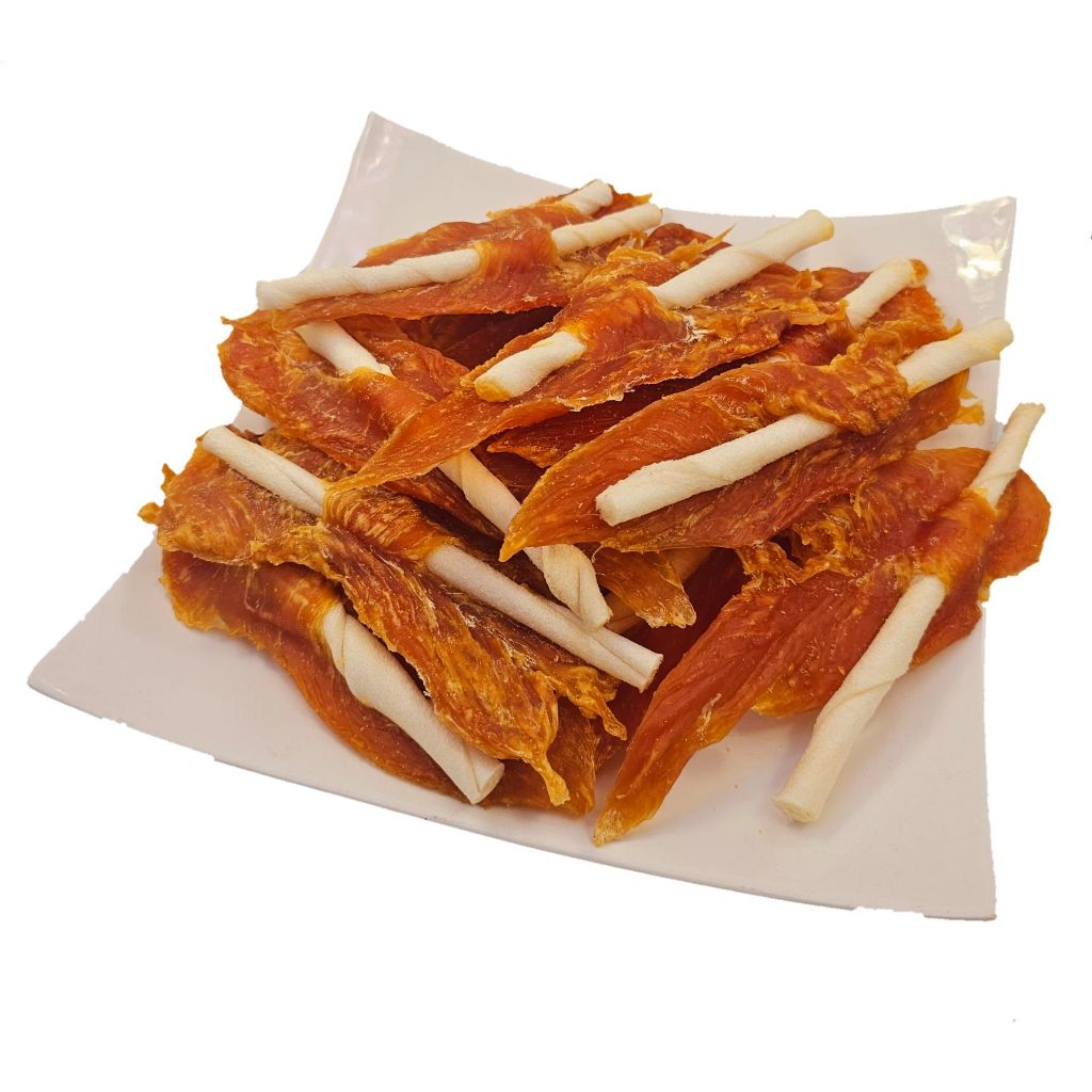 Dogfin ไก่อบแห้งขนาด 350 กรัม โปร 5 ถุง (1,750 กรัม) พร้อมของแถมเลือก ...