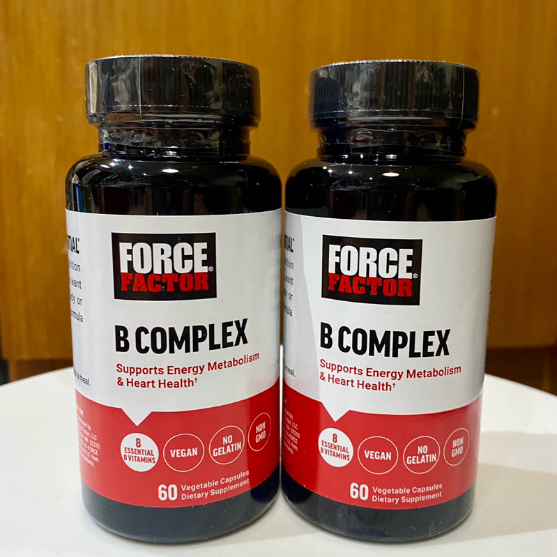 Force factor B Complex วิตามินบีรวม 60แคปซูล | Shopee Thailand