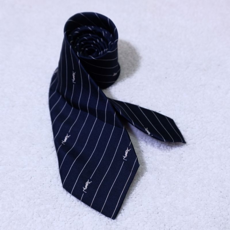 เนคไท YvesSaintLaurent YSL (Necktie) Made in Japan มือสองของแท้ ...