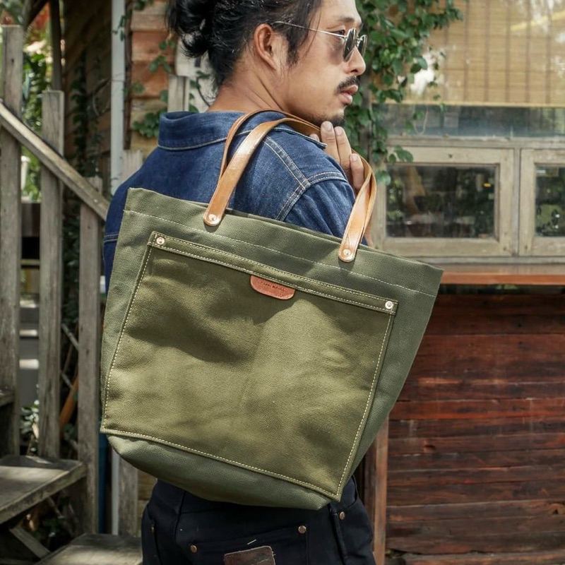Scallop Parade Durable Canvas Tote Bag
