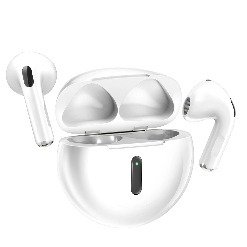 ASAKi AK-PODS6GO True Wireless Bluetooth 5.3 หูฟังไร้สาย หูฟังทรูไวเลท หูฟังบลูทูธพร้อมกล่องชาร์จ ไมค์ชัด เสียงดัง รับประกัน 1 ปี