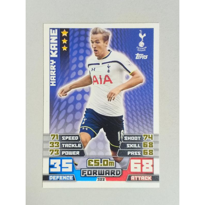 การ์ดฟุตบอล MATCH ATTAX 2014/15 TOTTENHAM HOTSPUR SOCCER CARD | Shopee ...