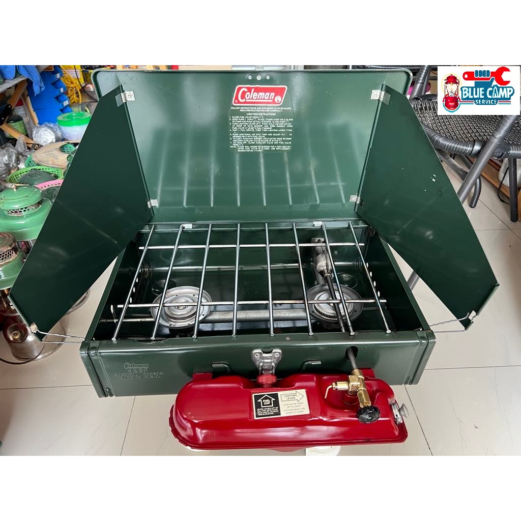 เตาน้ำมัน Coleman 2 Burner 425F Compact Stove Made in USA ผลิต 12/84 ...