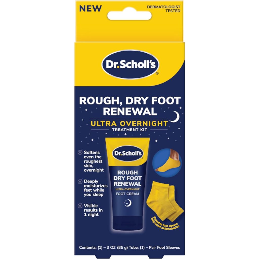 [ของแท้ 100%] DR.SCHOLL ROUGH DRY FOOT RENEWAL ULTRA OVERNIGHT ...