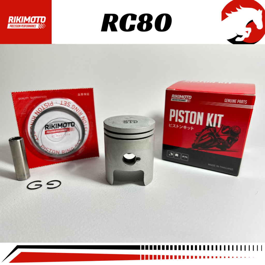 ชุดลูกสูบ RC80 งานแท้เกรดญี่ปุ่น RIKIMOTO | Shopee Thailand