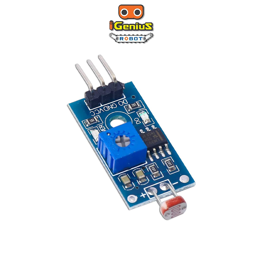 เซ็นเซอร์ตรวจจับแสง LM393 Photosensitive Light-Dependent Control Sensor ...