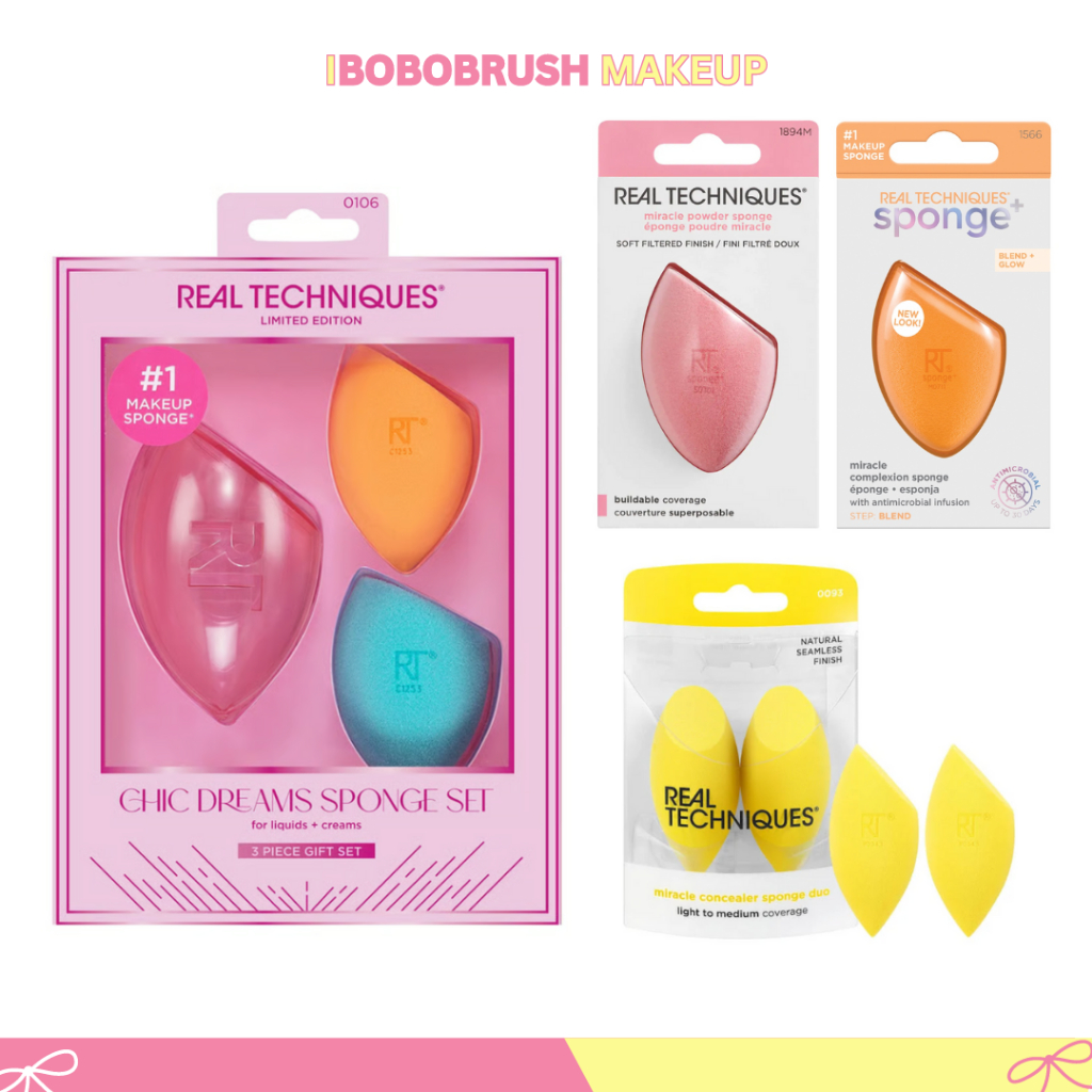 Real Techniques Sponge Plus ฟองน้ำแบบใหม่ | Shopee Thailand