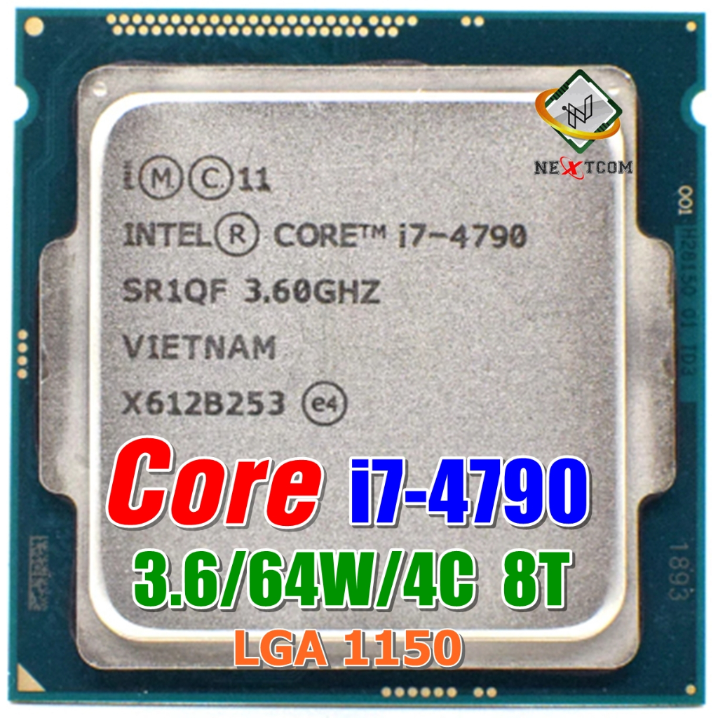⚡️ CPU i7 4770 4790 / 4C 8T / Socket LGA 1150 / 30 ฟรีซิลิโคน จัดส่งไว ...
