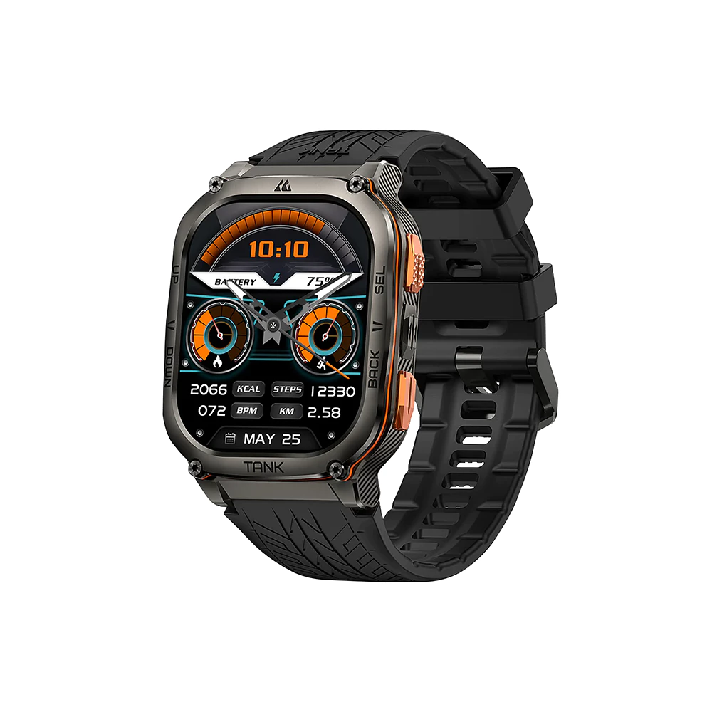 KOSPET TANK M3 ULTRA สมาร์ทวอทช์ GPS Bluetooth Calling AMOLED 1.96 นิ้ว กันน้ำ 5 ATM + IP69K -2Y