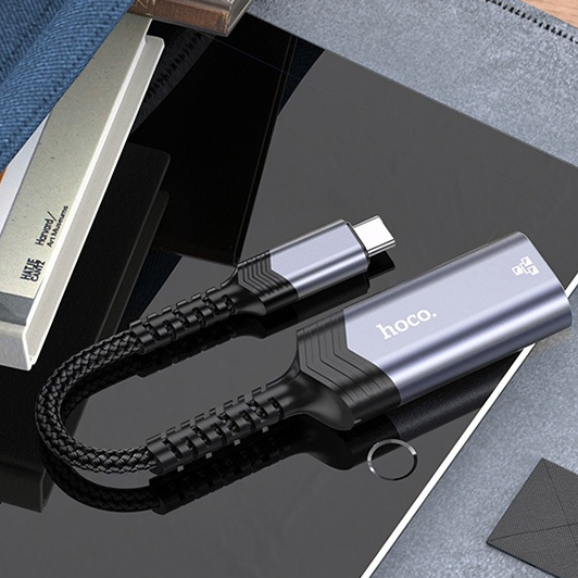 HOCO UA26 iโฟu TYPE C USB/ to RJ45 หางหนู Type C LAN Adapter Gigabit ...