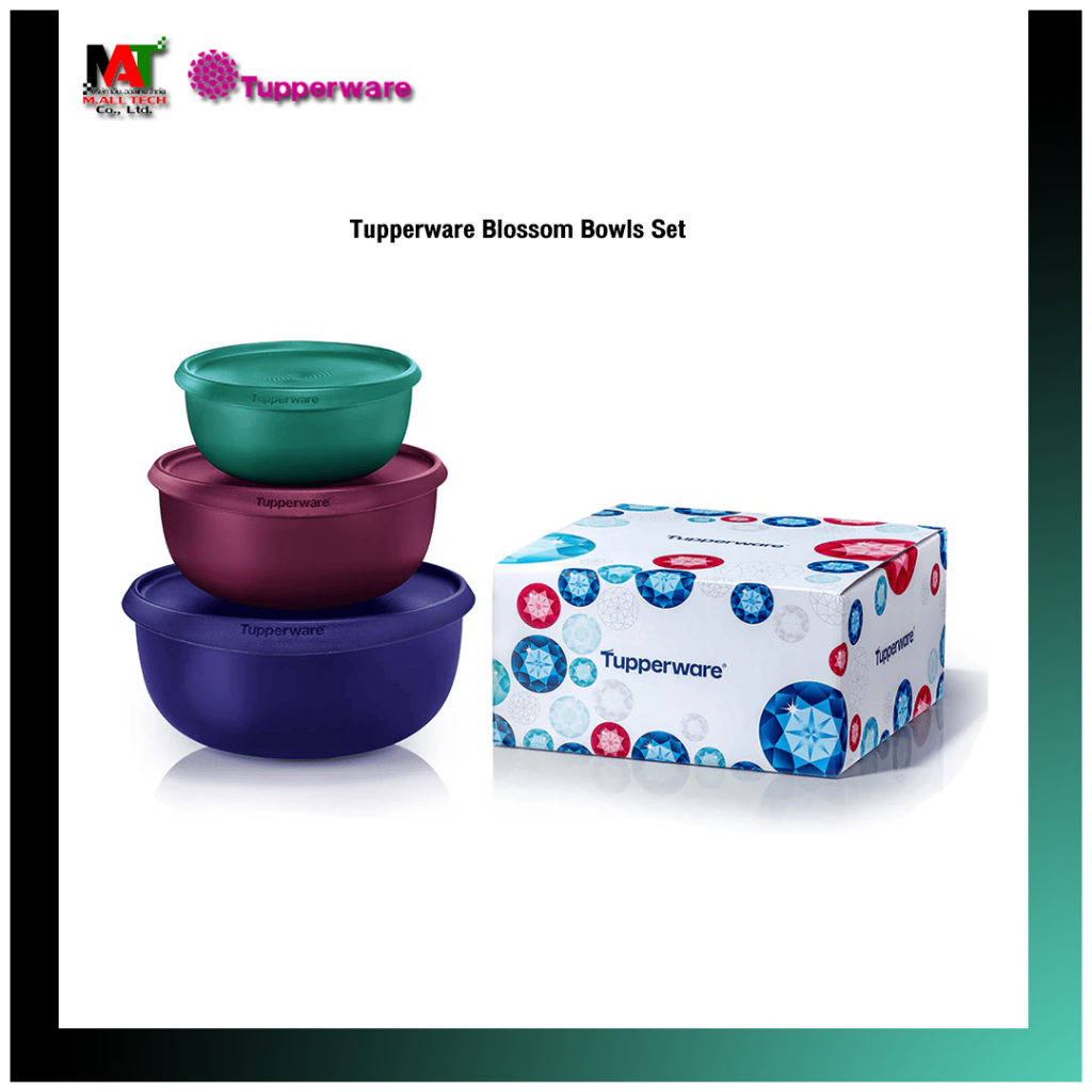 เซ็ตภาชนะใส่อาหาร Tupperware Blossom Bowls Set ราคาต่อ 1ใบ | Shopee ...